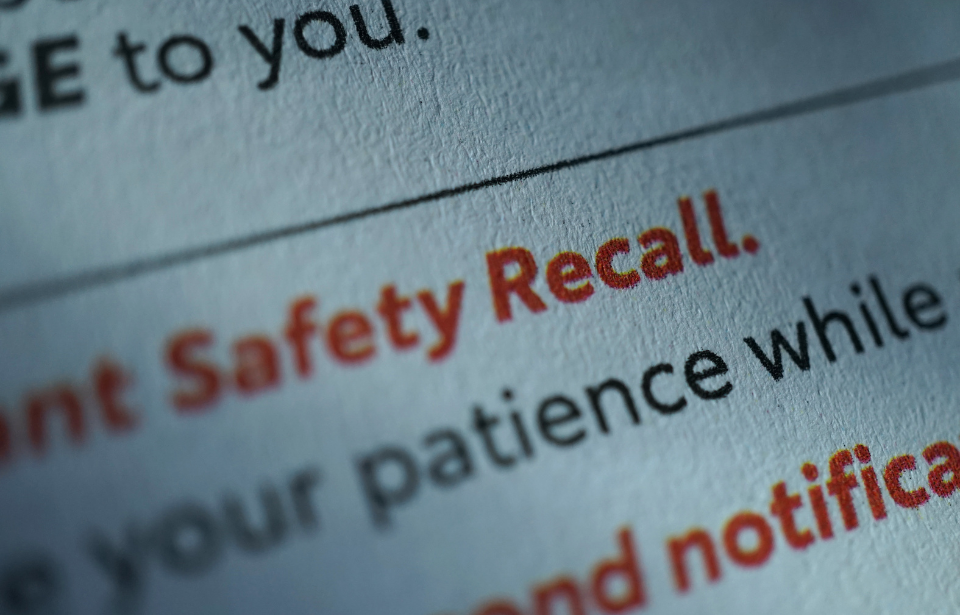 Product recall - TENDON Master PRO 9.2